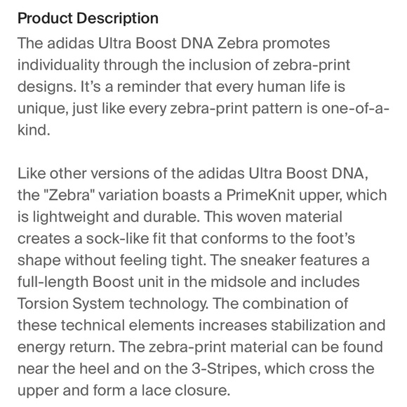 Adidas Ultra Boost DNA Zebra PrimeBlue - Picture 5 of 5